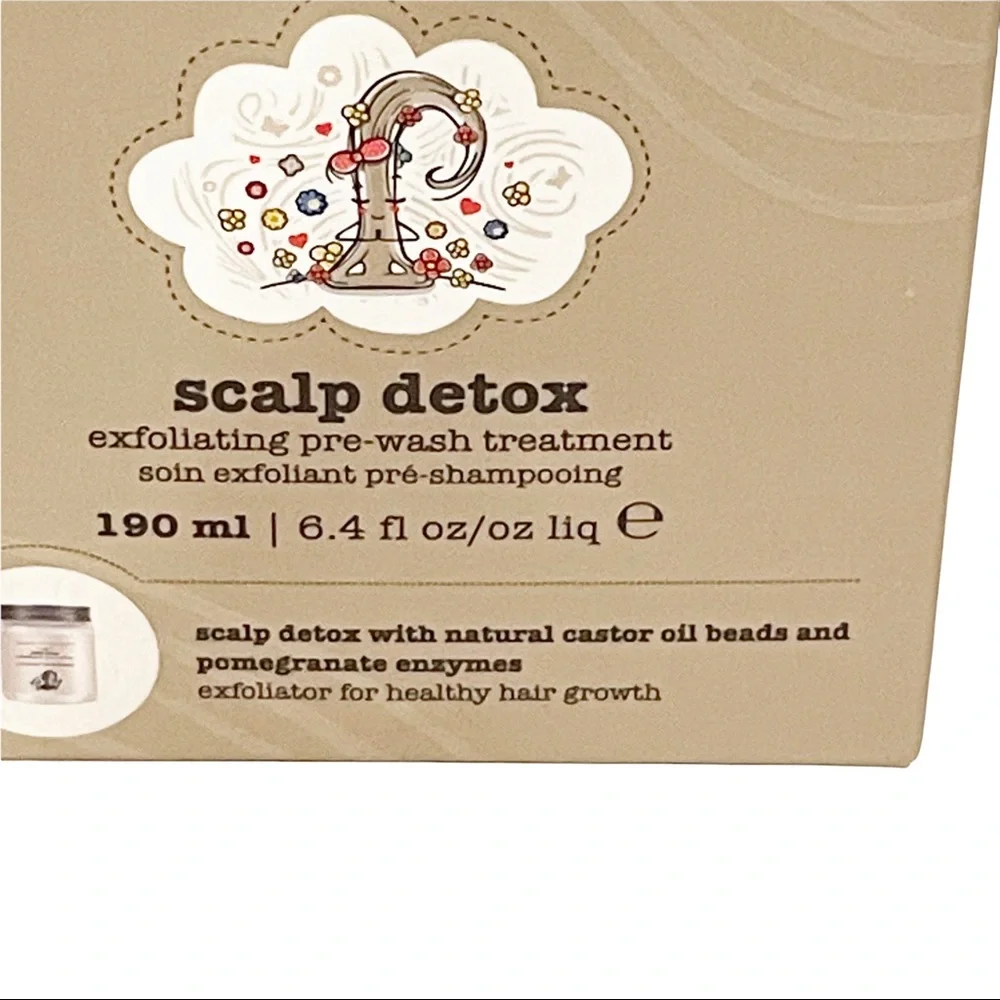 Grow Gorgeous Scalp Detox Exfoliating Pre Wash Treatment Hair Care New NWT 6.4oz